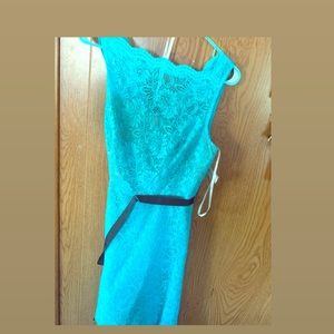 Lace Blue Dress